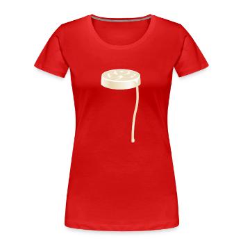 Irish Stout Beer - Women's Premium Organic T-Shirt - red - Front - Mia (176cm)