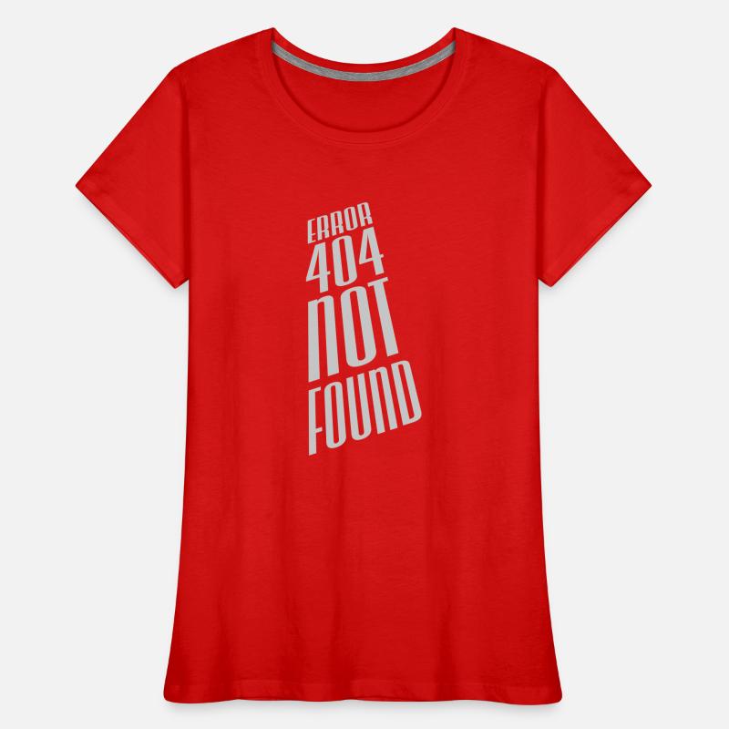 Error 404 not found Frauen Premium Bio T-Shirt