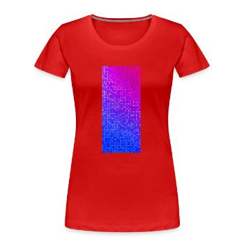 LEDs - Frauen Premium Bio T-Shirt - Rot - Vorne - Mia (176cm)