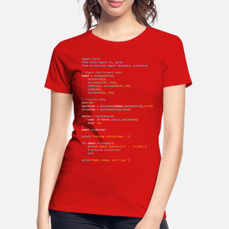 Programmer Humor - Developer Logic and Technology Women's Premium Organic T-Shirt