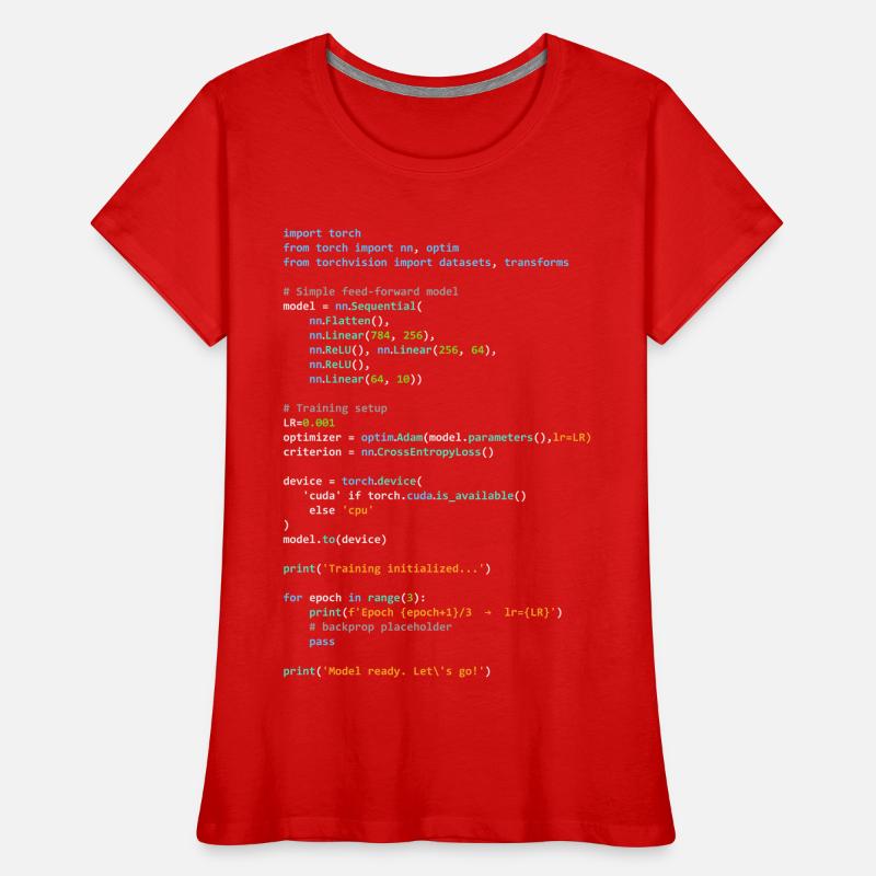 Programmer Humor - Developer Logic and Technology Women's Premium Organic T-Shirt