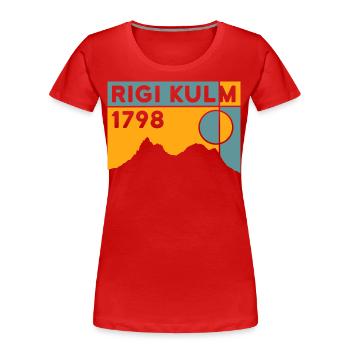 Rigi Kulm Lucerne Hiking Lake Lucerne - Women's Premium Organic T-Shirt - red - Front - Mia (176cm)