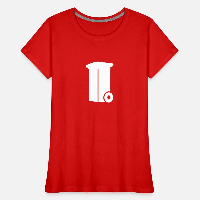 Trash bin Women's Premium Organic T-Shirt