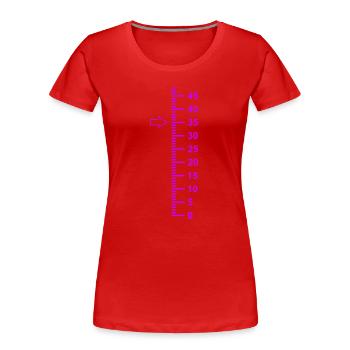 35 years old 35 birthday - Women's Premium Organic T-Shirt - red - Front - Mia (176cm)