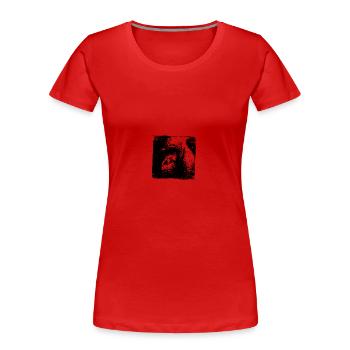 Wildtiere - Frauen Premium Bio T-Shirt - Rot - Vorne - Mia (176cm)