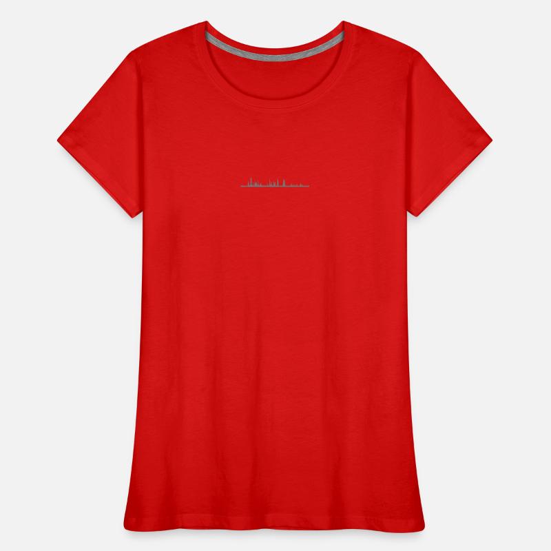 Audio Waveform Women's Premium Organic T-Shirt