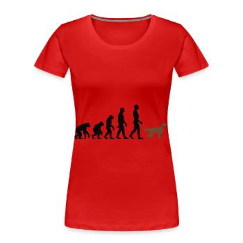 Irish Setter - Frauen Premium Bio T-Shirt - Rot - Vorne - Mia (176cm)