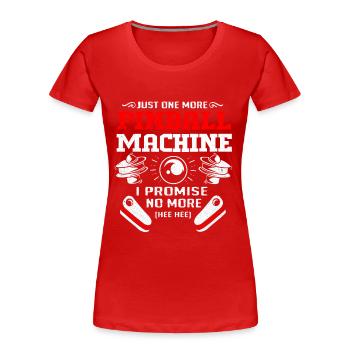 Flipper - Frauen Premium Bio T-Shirt - Rot - Vorne - Mia (176cm)