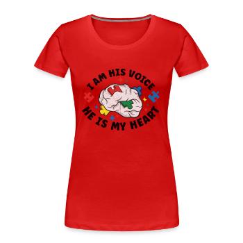 Autism Awareness Autism Disease Autistic Gift - Frauen Premium Bio T-Shirt - Rot - Vorne - Mia (176cm)