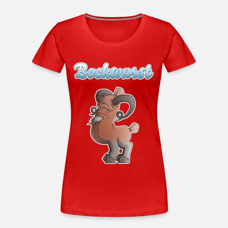 Bockwurst - Women's Premium Organic T-Shirt - red