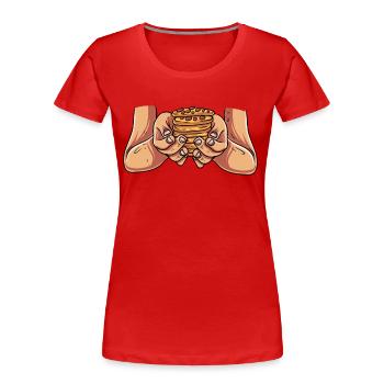 Kekse backen - Frauen Premium Bio T-Shirt - Rot - Vorne - Mia (176cm)