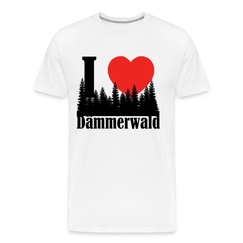 I LOVE DÄMMERWALD - Herre Premium T-shirt økologisk