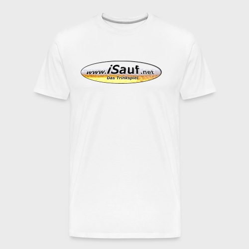 iSauf Logo - Männer Premium Bio T-Shirt