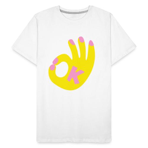 Handgeste OKAY - Männer Premium Bio T-Shirt