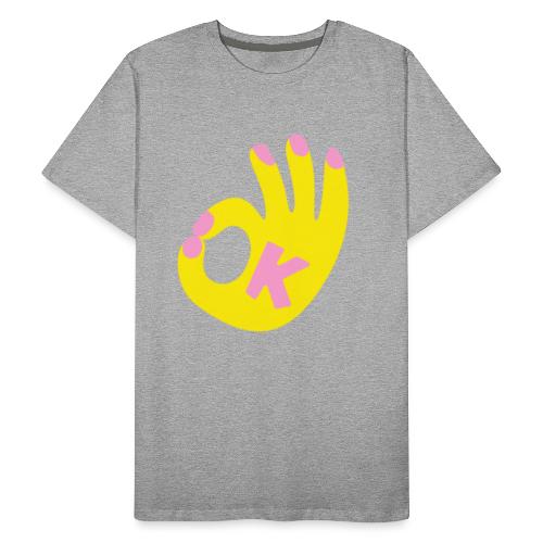 Handgeste OKAY - Männer Premium Bio T-Shirt