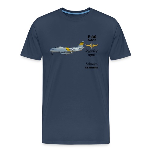 F-86 Sabre - Männer Premium Bio T-Shirt