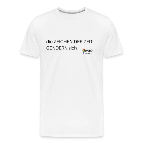 ZEICHEN DER ZEIT - Männer Premium Bio T-Shirt
