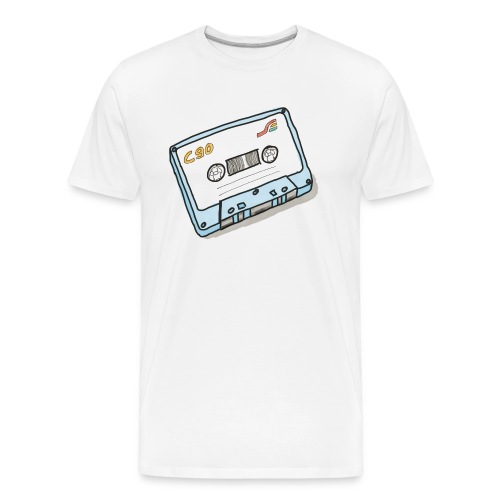 Cassette - Männer Premium Bio T-Shirt