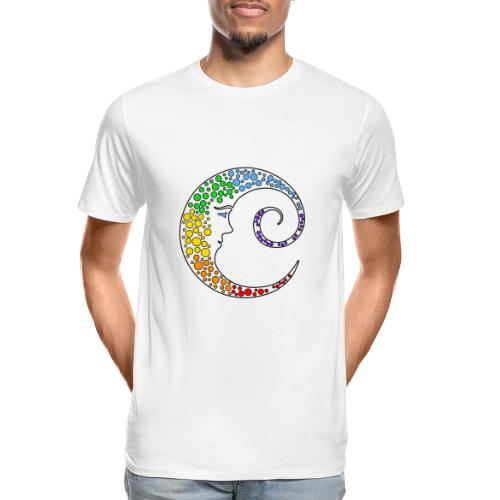 Luna Arcobaleno - Maglietta ecologica premium da uomo