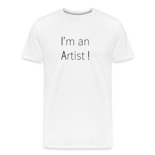 I'm an artist - T-shirt bio Premium Homme