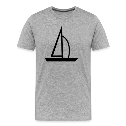 Segelboot - Männer Premium Bio T-Shirt
