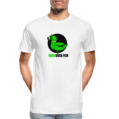 Greenduck Film Logo w. black letters - Herre Premium T-shirt økologisk