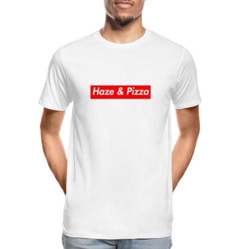Haze & Pizza - Männer Premium Bio T-Shirt