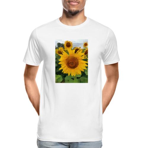 Sonnenblume - Männer Premium Bio T-Shirt