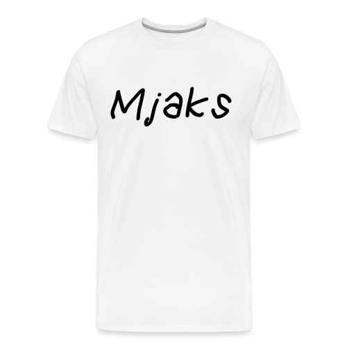 Mjaks 2017 - Mannen premium biologisch T-shirt