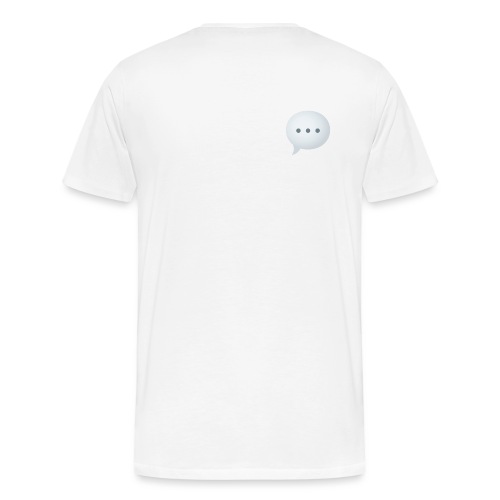speech balloon - Männer Premium Bio T-Shirt