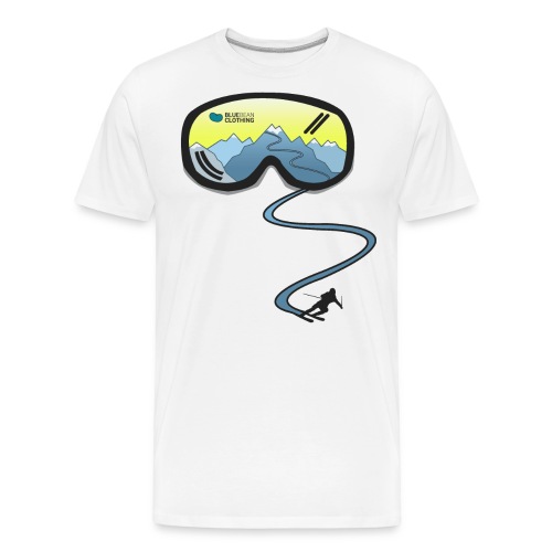 Shirt Skibrille - Männer Premium Bio T-Shirt
