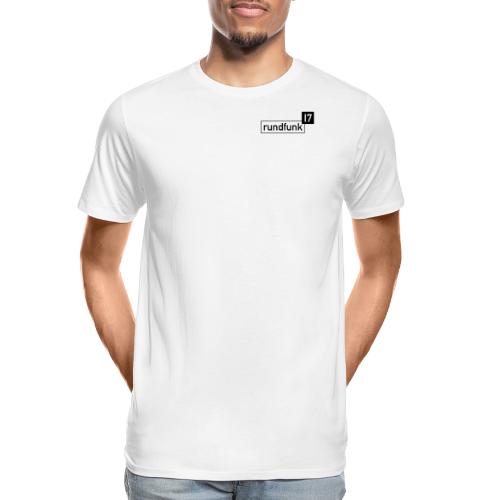 rundfunk17 Logo schwarz - Männer Premium Bio T-Shirt