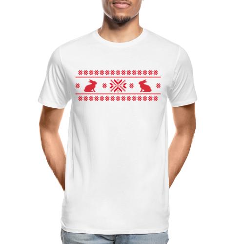 Norwegerhasen hase kaninchen häschen bunny langohr - Männer Premium Bio T-Shirt
