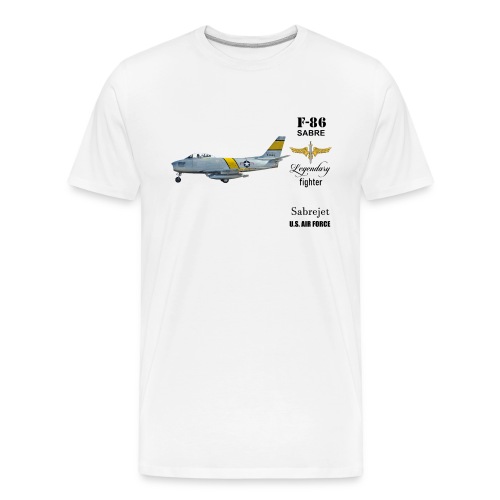 F-86 Sabre - Männer Premium Bio T-Shirt