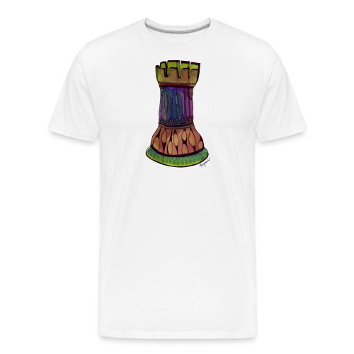Chess: The Rook - Men's Premium Organic T-Shirt