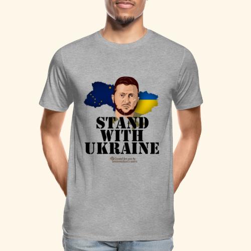 Alaska Ukraine Unterstützer T-Shirt Design - Männer Premium Bio T-Shirt