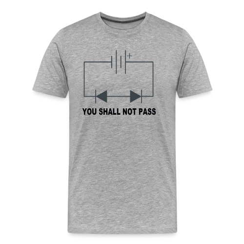 You shall not pass! - Mannen premium biologisch T-shirt