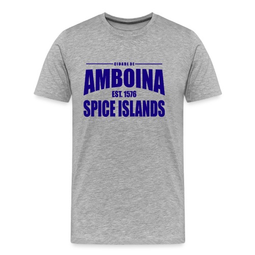 Cidade de Amboina - Blue - Mannen premium biologisch T-shirt