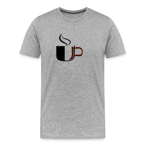 JU Kahvikuppi logo - Miesten premium luomu-t-paita