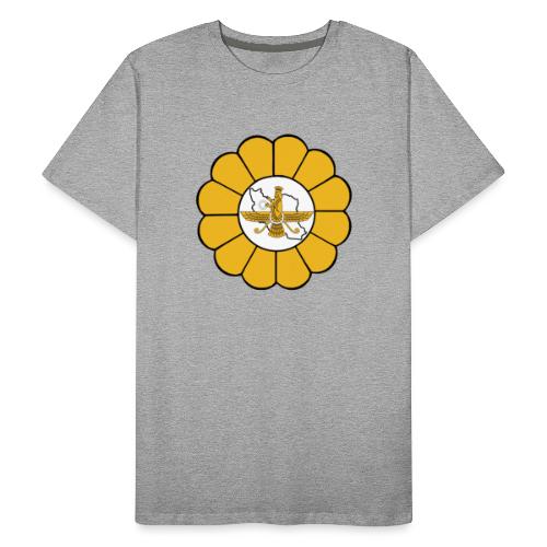 Faravahar Iran Lotus - Men's Premium Organic T-Shirt