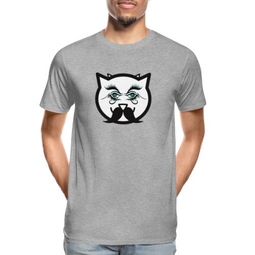 Hipster cat Boy by Tshirtchicetchoc - T-shirt bio Premium Homme