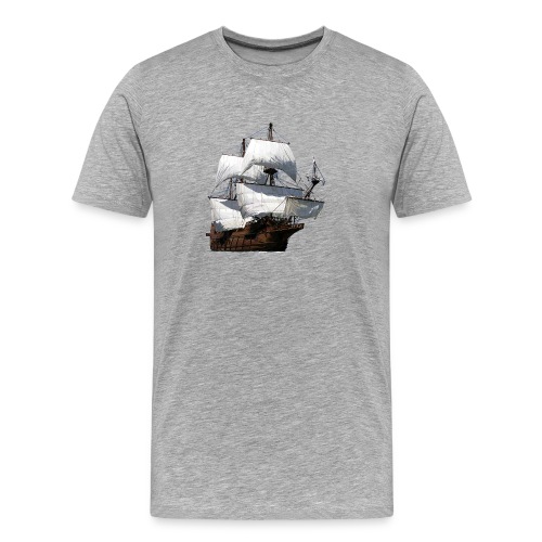 Segelschiff - Männer Premium Bio T-Shirt