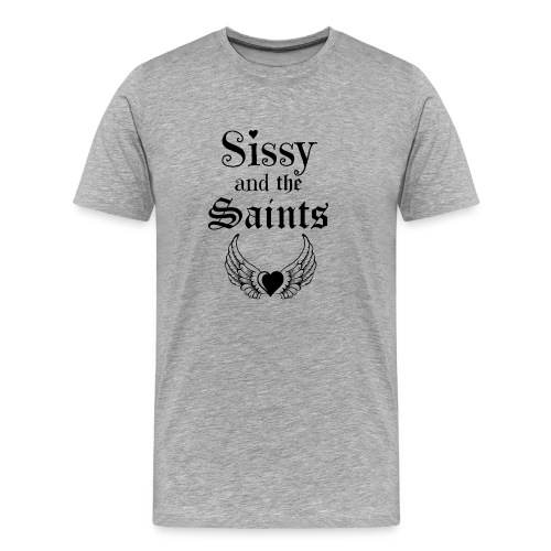 Sissy & the Saints zwarte letters - Mannen premium biologisch T-shirt