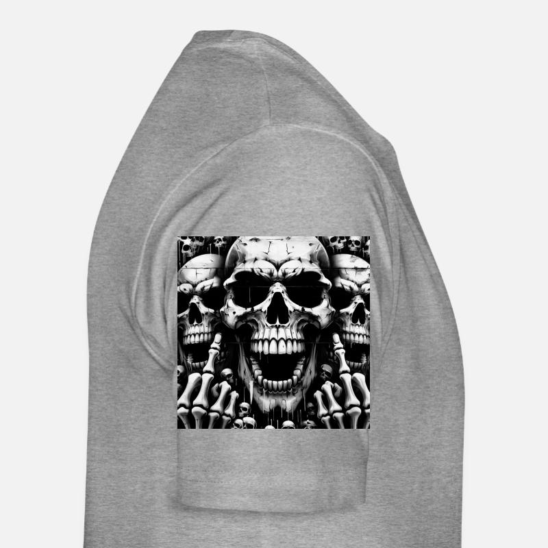 Rock 'n' Roll-Design > Skelettköpfe Statement > Männer Premium Bio T-Shirt