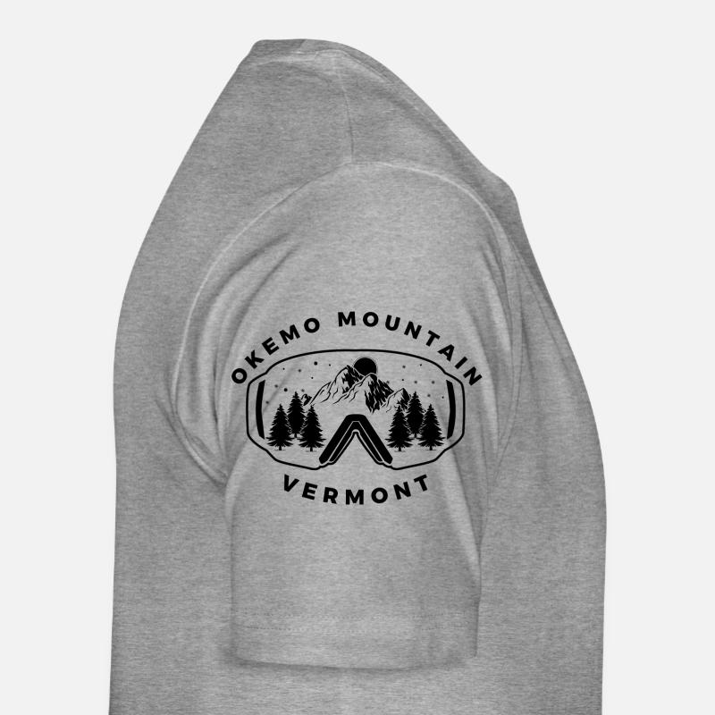 Okemo Vermont Mountain Men's Premium Organic T-Shirt