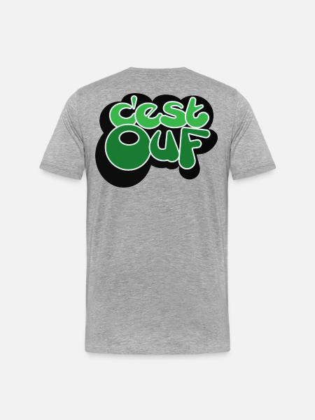 IT'S GREEN - Men's Premium Organic T-Shirt - heather grey