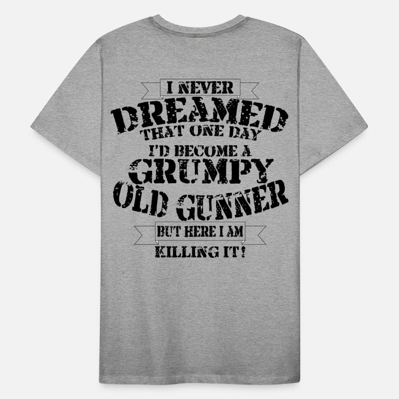 Grumpy Old Gunner Men's Premium Organic T-Shirt