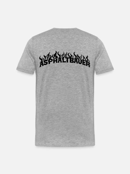 Constructeur d’asphalte - T-shirt bio Premium Homme - gris chiné