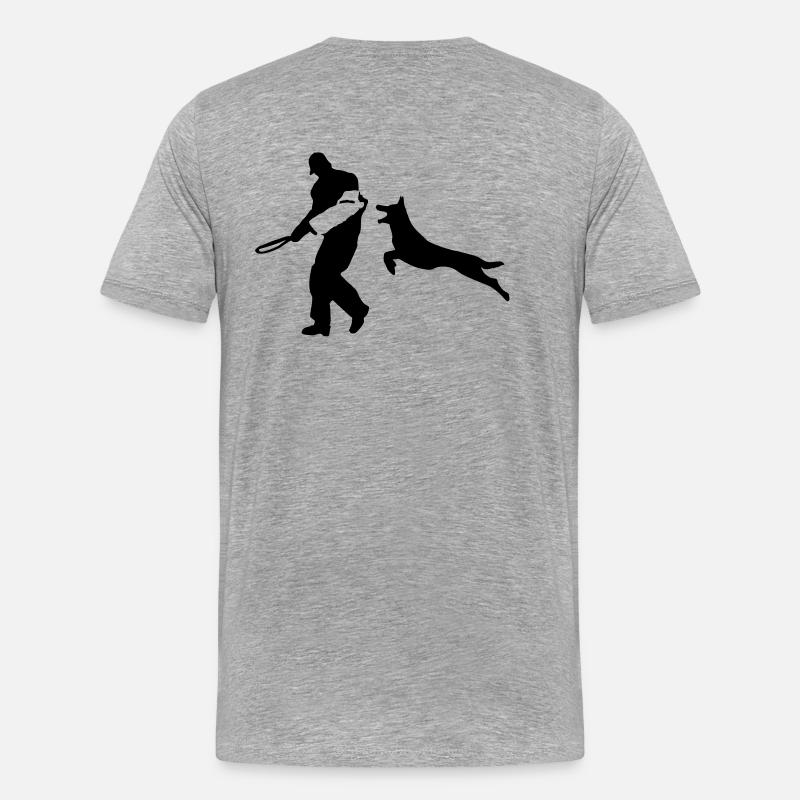 VPG - Männer Premium Bio T-Shirt - Grau meliert