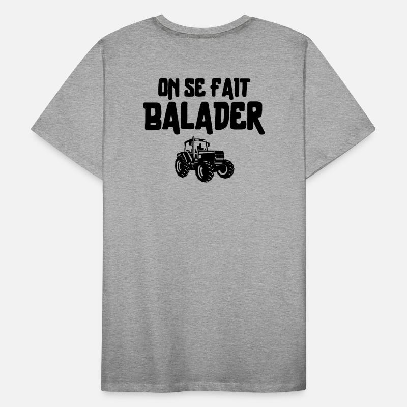 Bauer, Bauer, Bauer, Traktor Männer Premium Bio T-Shirt